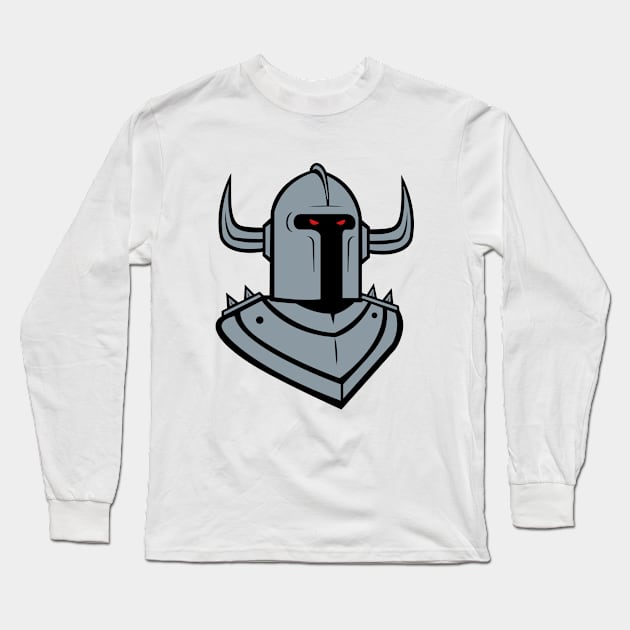 Death Knight Face Logo Long Sleeve T-Shirt by AnotherOne